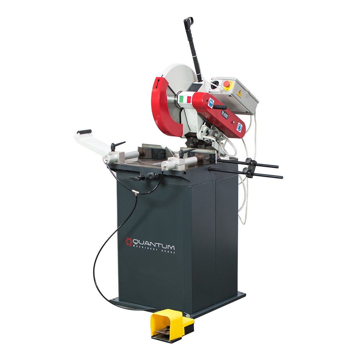 TA 400: 15.75" Manual Non - Ferrous, Aluminum Cutting Saw (5 - 1/2" Round Tube Capacity) - Non - Ferrous Cutting Saws - Quantum Machinery Group - In Stock and Sold in the USA