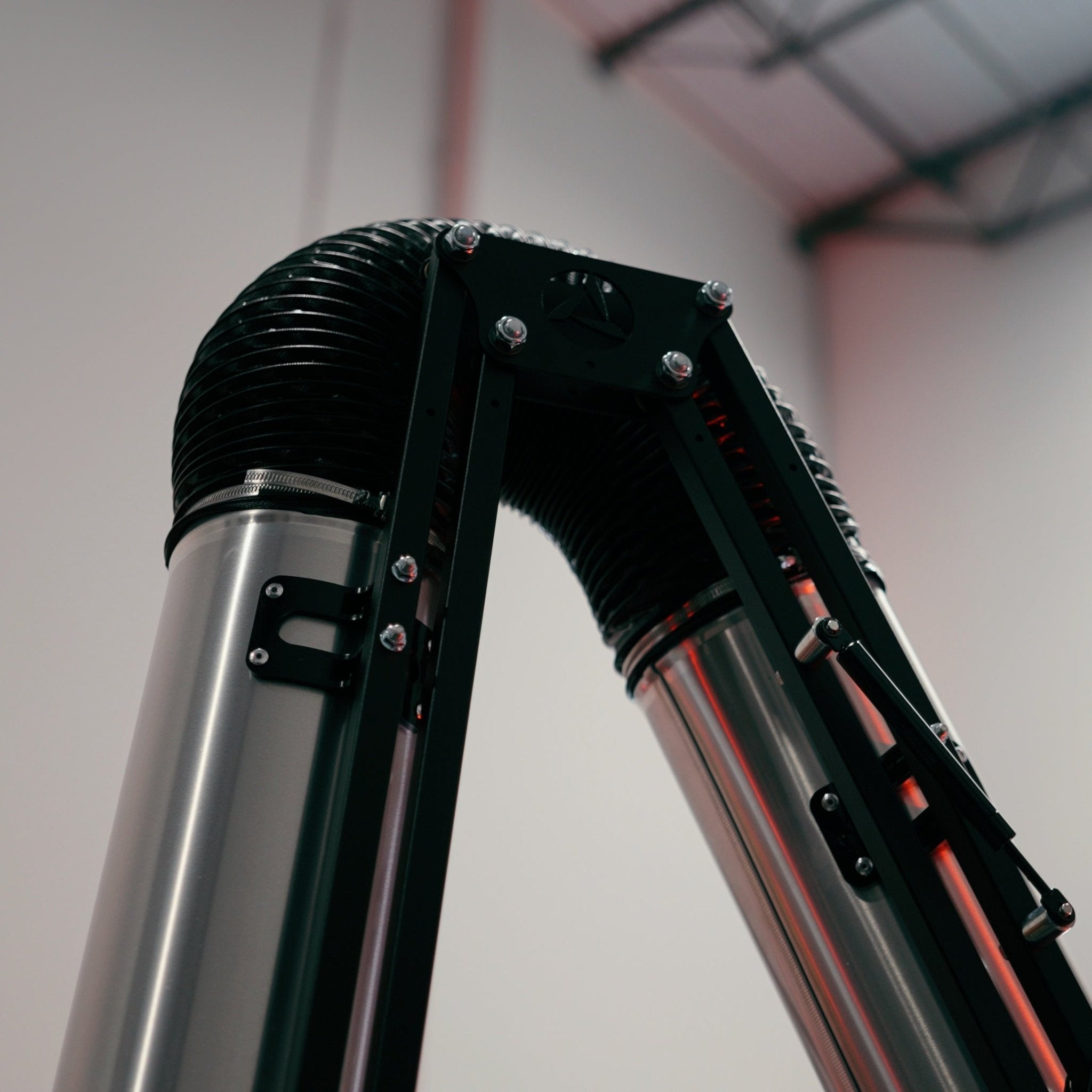 UNI 2H: Professional Mobile Welding Fume Extraction System with 13' Aluminum Extraction Arm - Welding Fume Extraction Systems - Quantum Machinery Group - In Stock and Sold in the USA