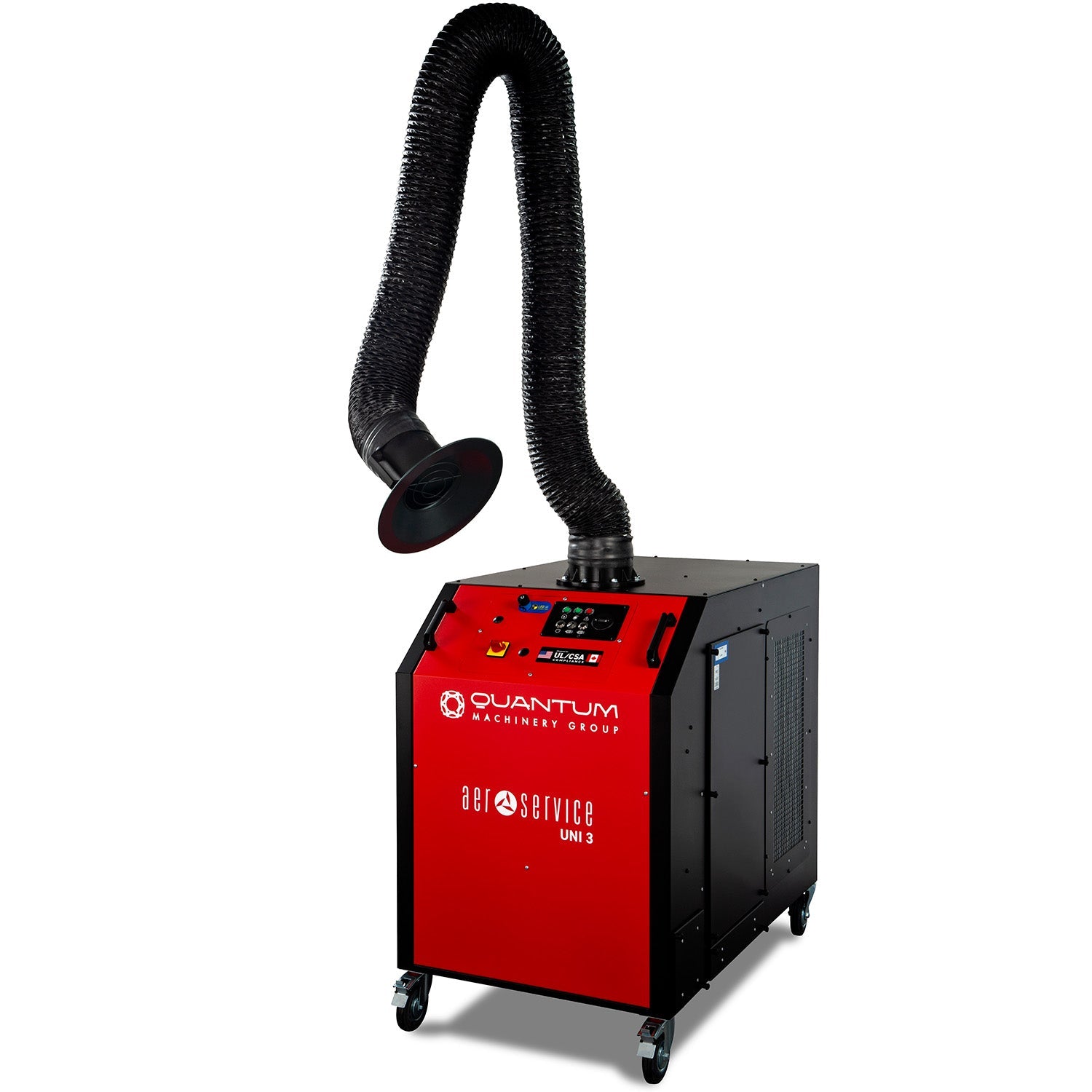 UNI 3.2.1 W3: Self - Cleaning Mobile Filter Unit for Welding Fumes (Single Arm) - Welding Fume Extraction Systems - Quantum Machinery Group - In Stock and Sold in the USA Main image