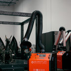 UNI 3.2.1 W3: Self - Cleaning Mobile Filter Unit for Welding Fumes with 10' Flex Arm - Welding Fume Extraction Systems - Quantum Machinery Group - In Stock and Sold in the USA