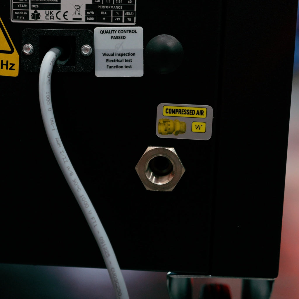 UNI 3.2.1 W3: Self - Cleaning Mobile Filter Unit for Welding Fumes with 10' Flex Arm - Welding Fume Extraction Systems - Quantum Machinery Group - In Stock and Sold in the USA