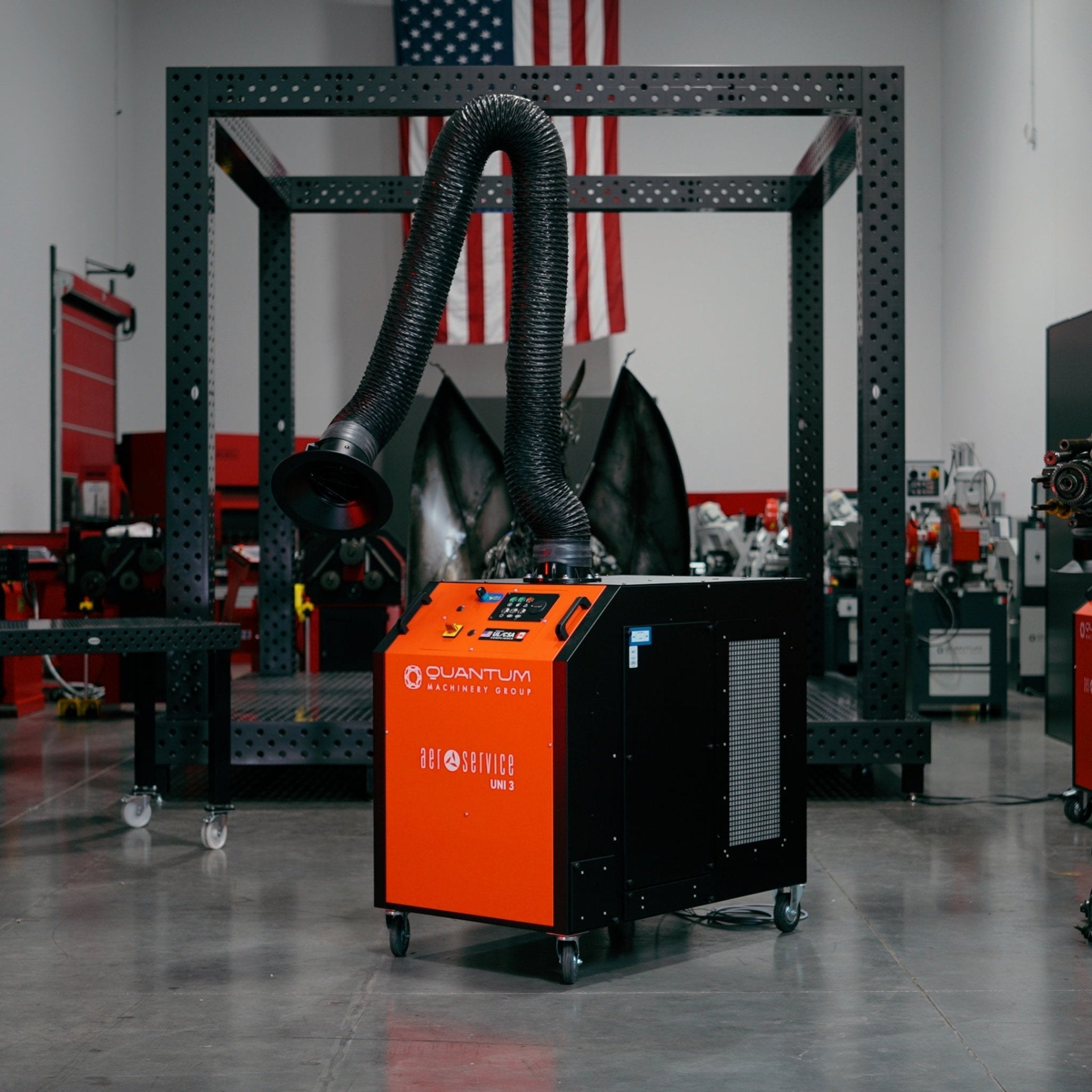 UNI 3.2.1 W3: Self-Cleaning Mobile Filter Unit for Welding Fumes with 10' Flex Arm Secondary image