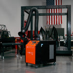 UNI 3.2.1 W3: Self - Cleaning Mobile Filter Unit for Welding Fumes with 10' Flex Arm - Welding Fume Extraction Systems - Quantum Machinery Group - In Stock and Sold in the USA